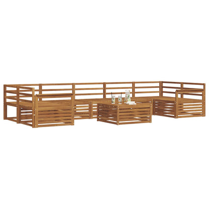 Set di divani da esterno 8 pcs Naturale | homemem39