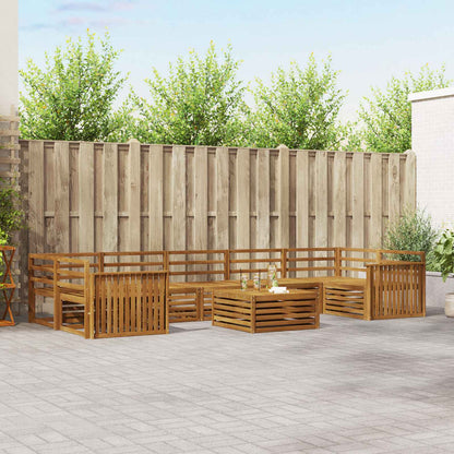 Set di divani da esterno 8 pcs Naturale | homemem39