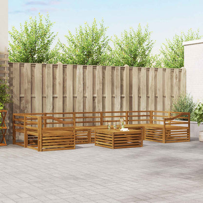 Set di divani da esterno 8 pcs Naturale