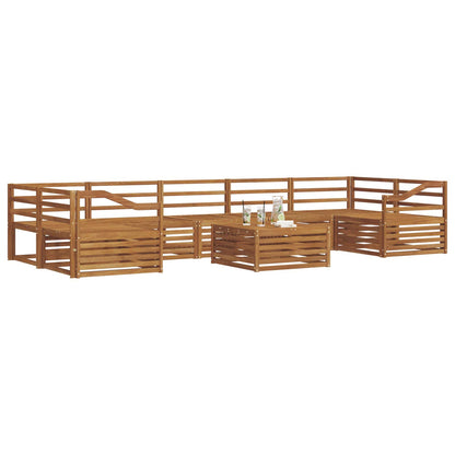 Set di divani da esterno 8 pcs Naturale | homemem39