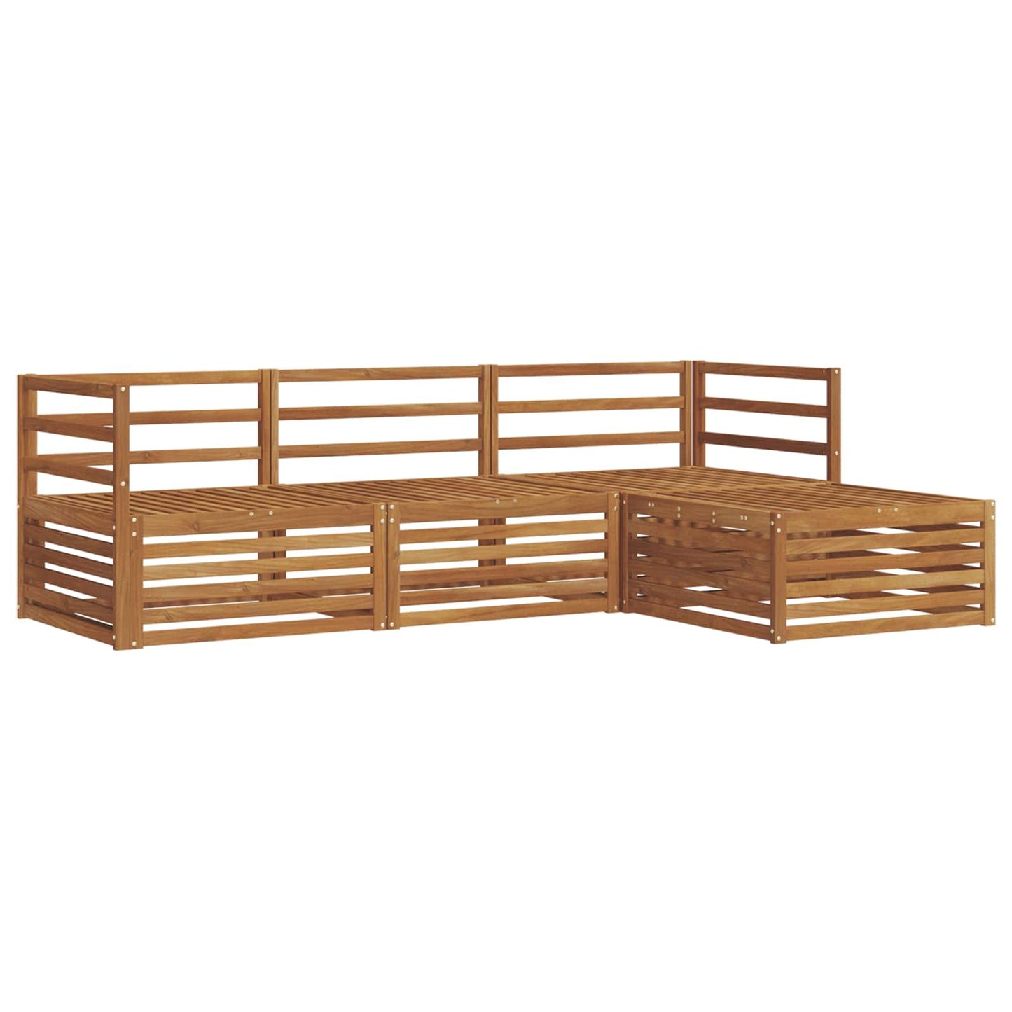 Set di divani da esterno Naturale 245,5 x 162,5 x 73 cm | homemem39