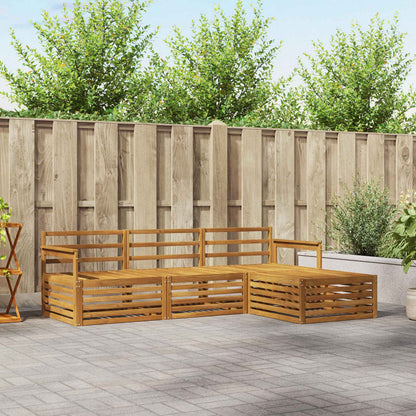 Set di divani da esterno Naturale 249,5 x 162,5 x 73 cm