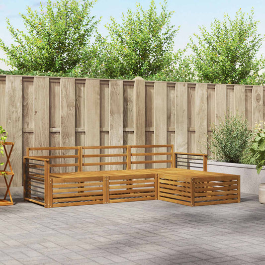 Set di divani da esterno Naturale 249,5 x 162,5 x 73 cm | homemem39