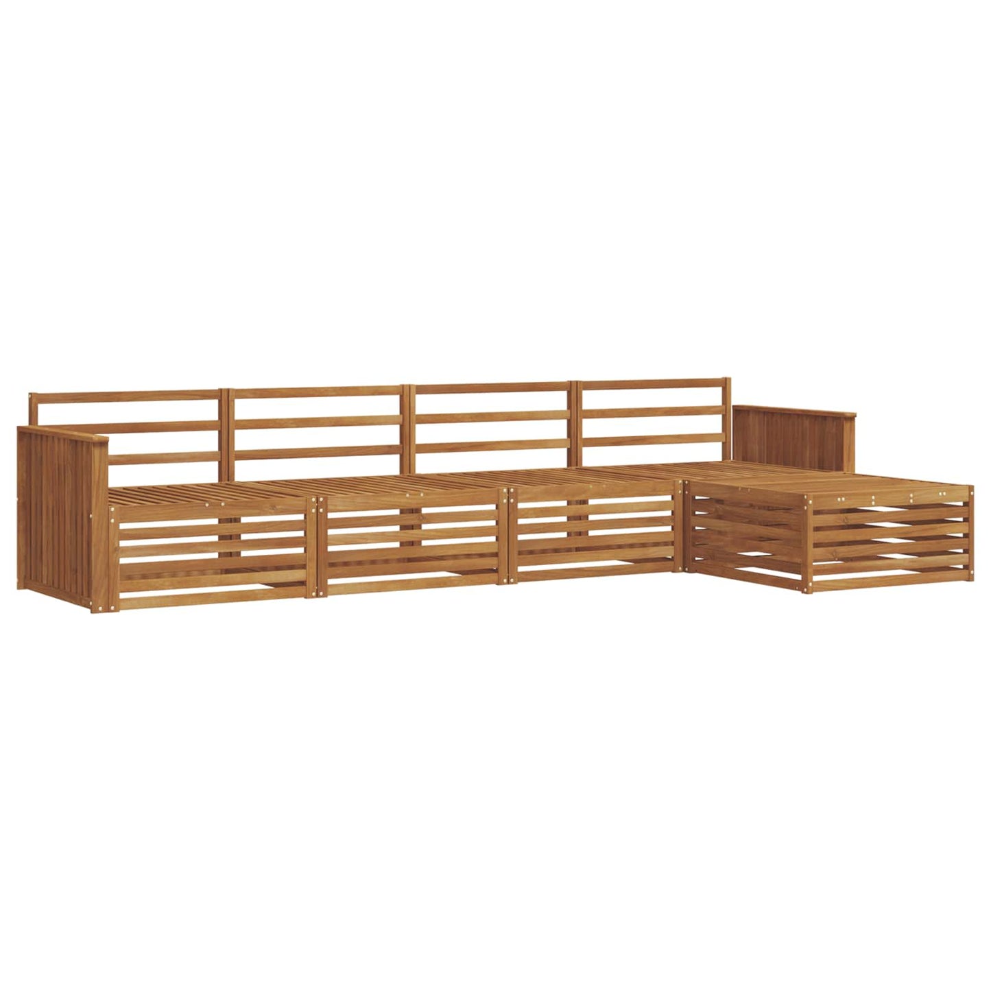 Set di divani da esterno 5 pcs Naturale | homemem39
