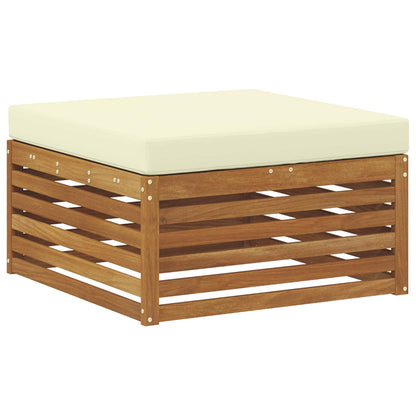 Set di divani da esterno con cuscino 5 pcs Naturale e Crema | homemem39