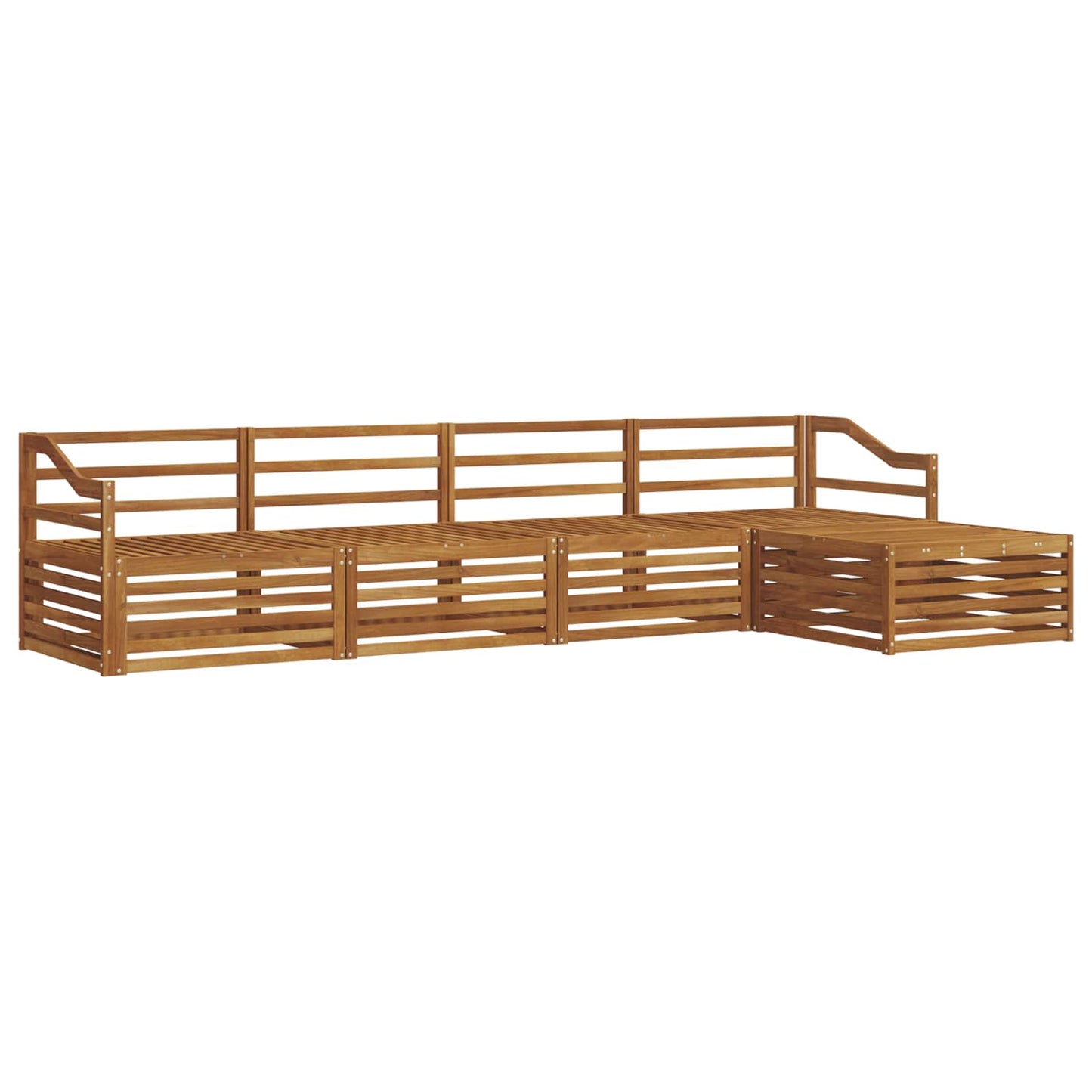 Set di divani da esterno 5 pcs Naturale | homemem39