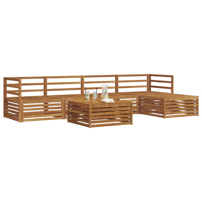 Set di divani da esterno 6 pcs Naturale | homemem39