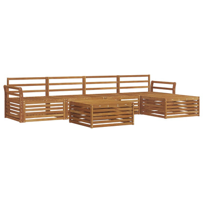 Set di divani da esterno 6 pcs Naturale | homemem39