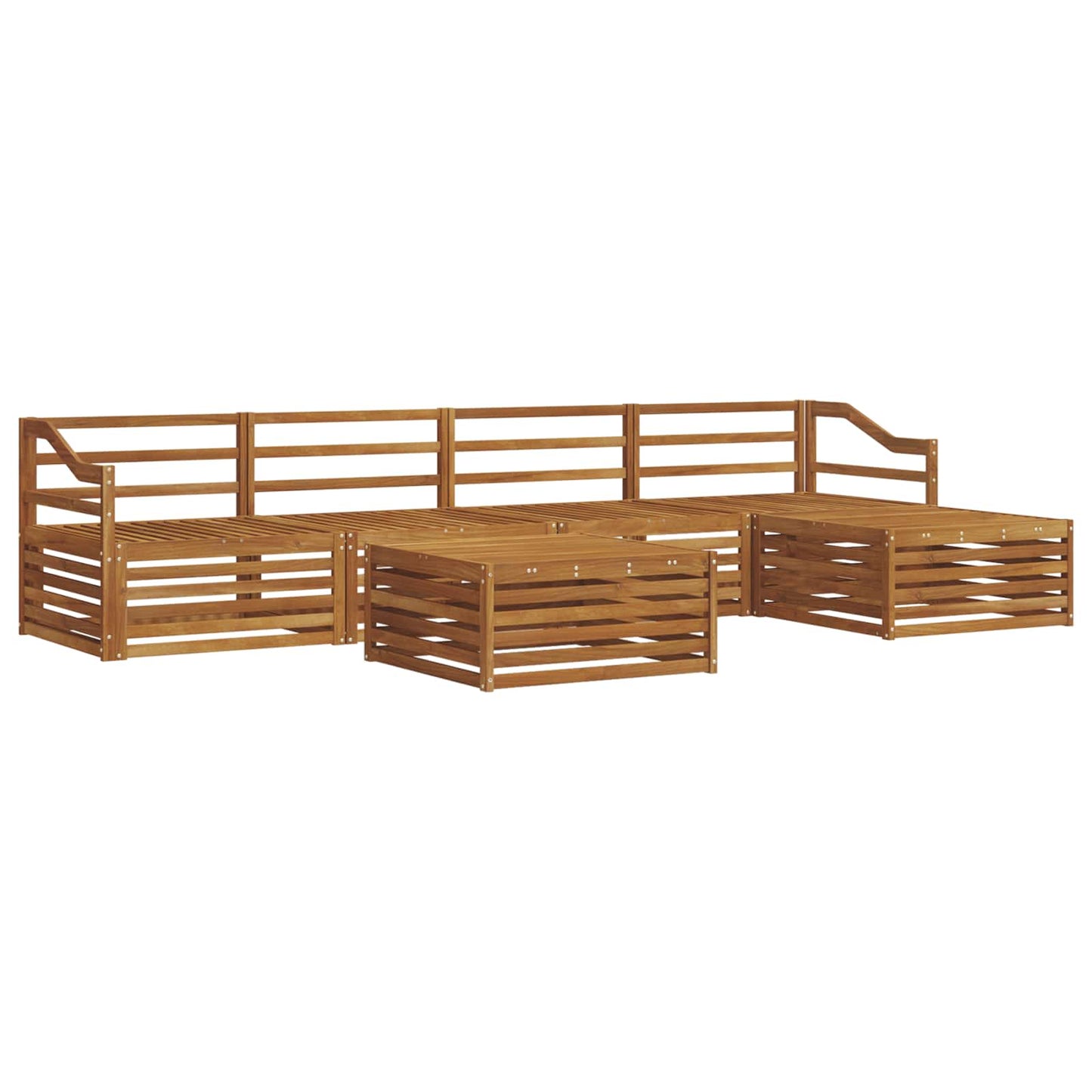 Set di divani da esterno 6 pcs Naturale | homemem39