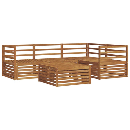 Set di divani da esterno 5 pcs Naturale