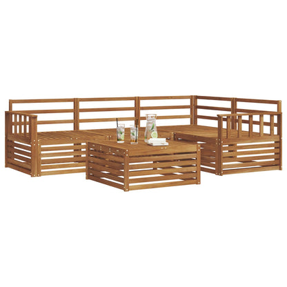 Set di divani da esterno 5 pcs Naturale