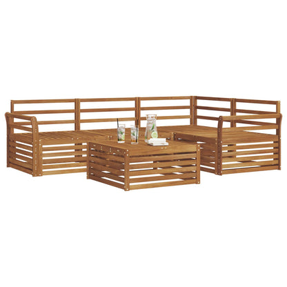 Set di divani da esterno 5 pcs Naturale | homemem39