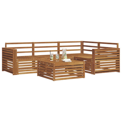 Set di divani da esterno 5 pcs Naturale