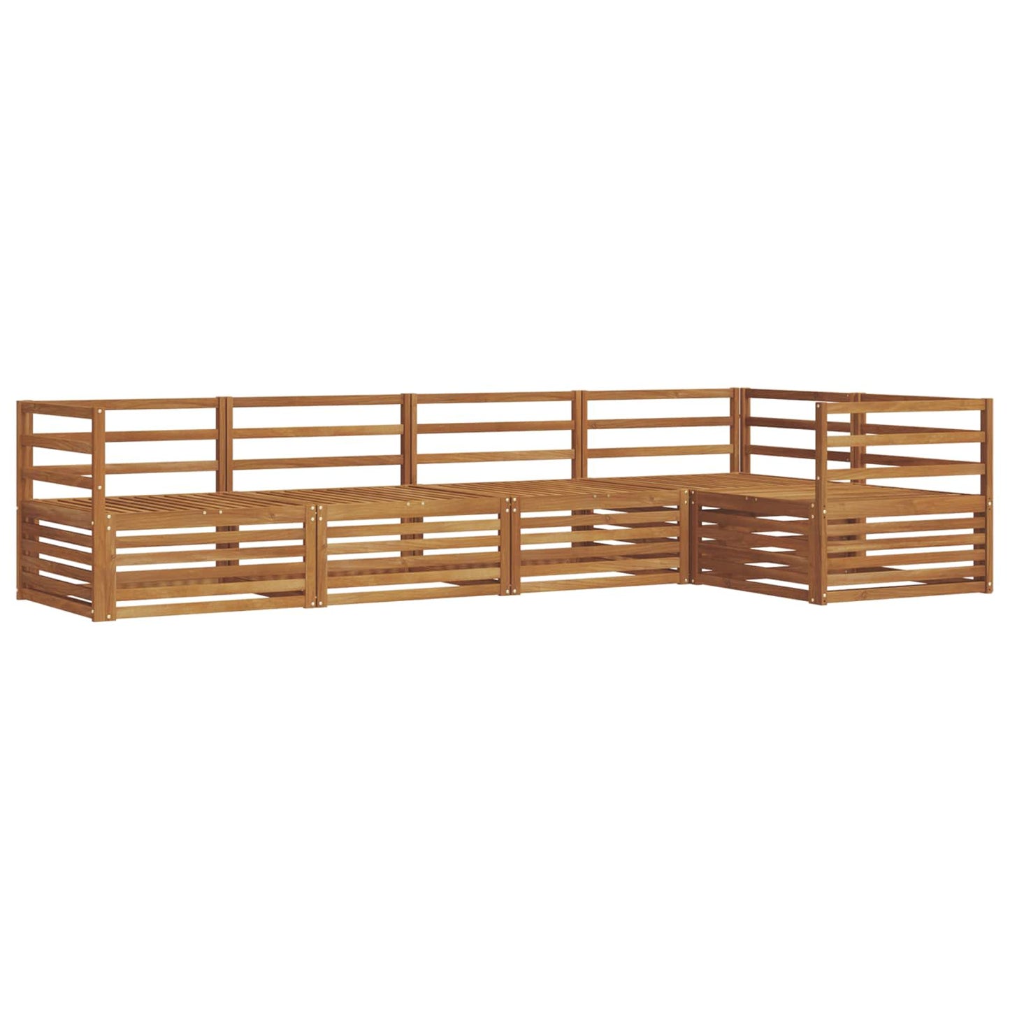 Set di divani da esterno 5 pcs Naturale