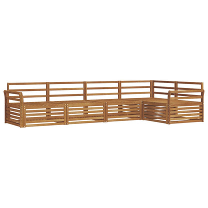 Set di divani da esterno 5 pcs Naturale