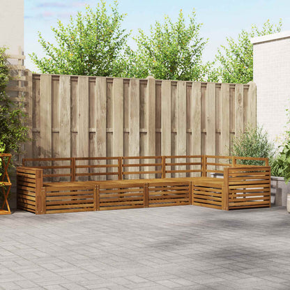 Set di divani da esterno 5 pcs Naturale | homemem39