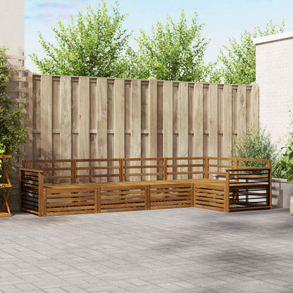 Set di divani da esterno 5 pcs Naturale