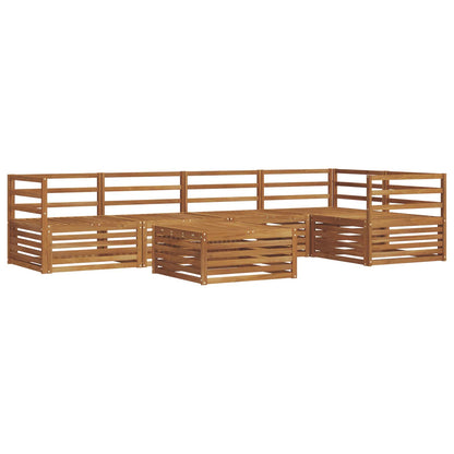 Set di divani da esterno 6 pcs Naturale | homemem39