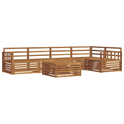 Set di divani da esterno 6 pcs Naturale