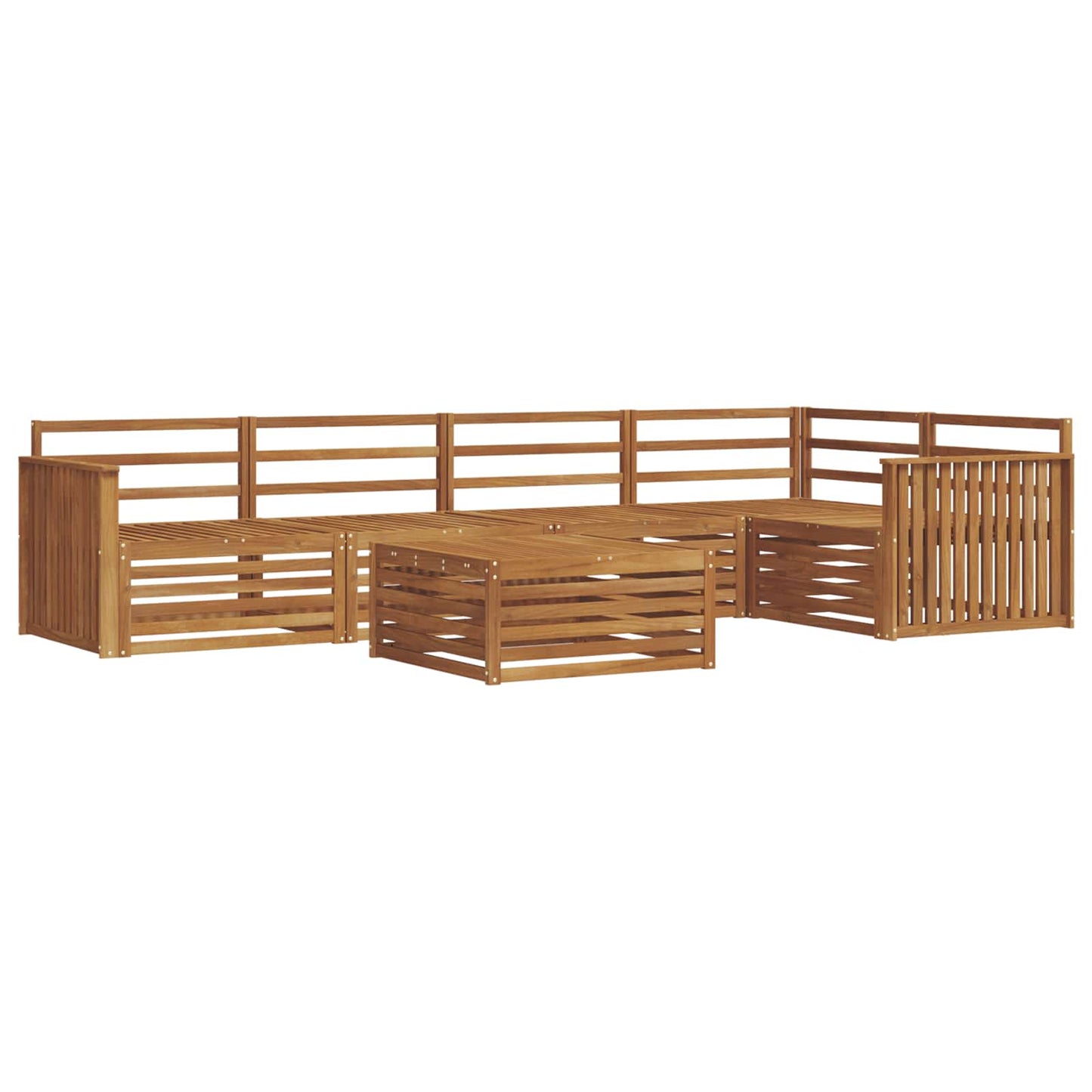 Set di divani da esterno 6 pcs Naturale | homemem39