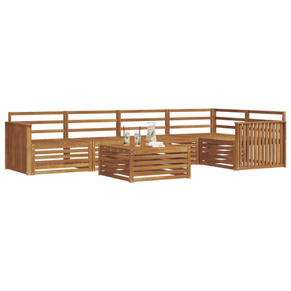 Set di divani da esterno 6 pcs Naturale