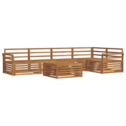 Set di divani da esterno 6 pcs Naturale
