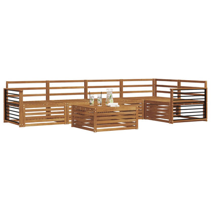 Set di divani da esterno 6 pcs Naturale | homemem39