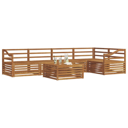 Set di divani da esterno 6 pcs Naturale | homemem39
