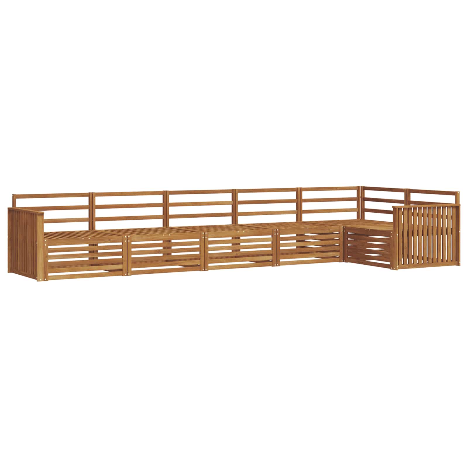 Set di divani da esterno 6 pcs Naturale | homemem39