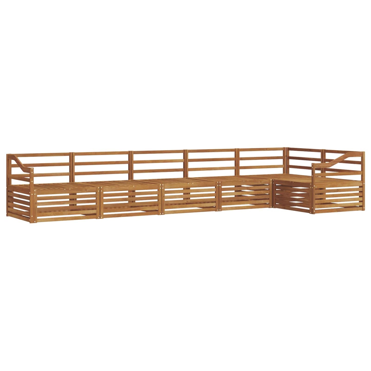 Set di divani da esterno 6 pcs Naturale