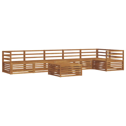 Set di divani da esterno 7 pcs Naturale