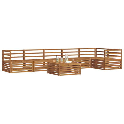 Set di divani da esterno 7 pcs Naturale