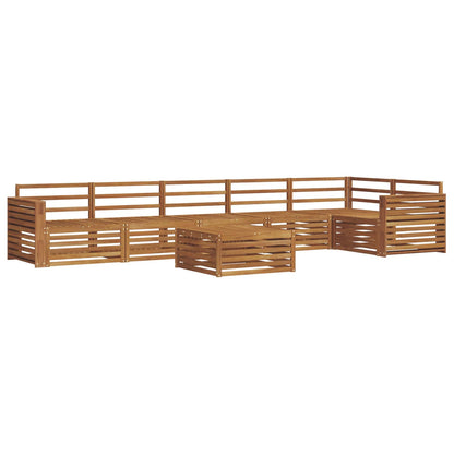 Set di divani da esterno 7 pcs Naturale