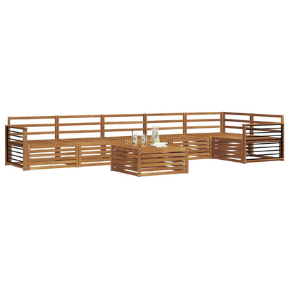 Set di divani da esterno 7 pcs Naturale | homemem39