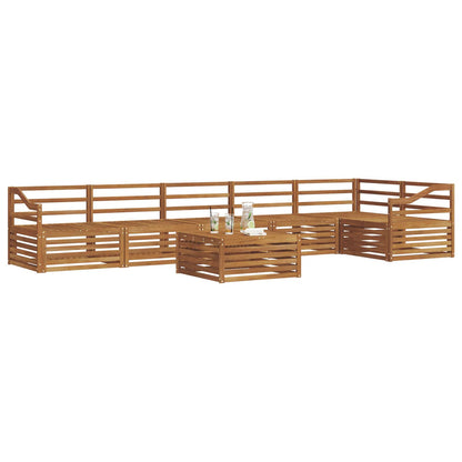 Set di divani da esterno 7 pcs Naturale | homemem39