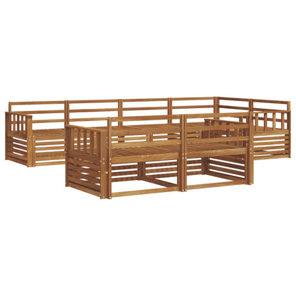 Set di divani da esterno 7 pcs Naturale | homemem39