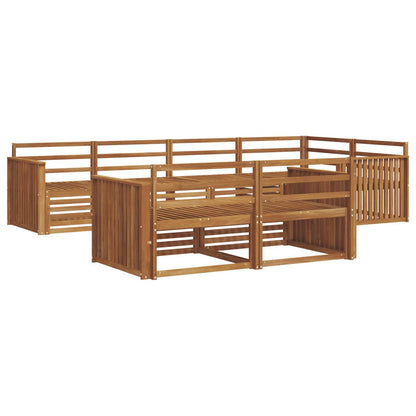 Set di divani da esterno 7 pcs Naturale | homemem39