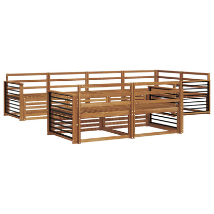 Set di divani da esterno 7 pcs Naturale