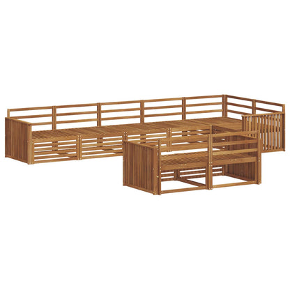 Set di divani da esterno 8 pcs Naturale | homemem39