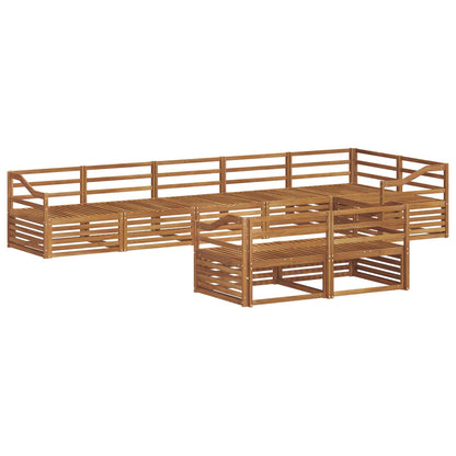 Set di divani da esterno 8 pcs Naturale