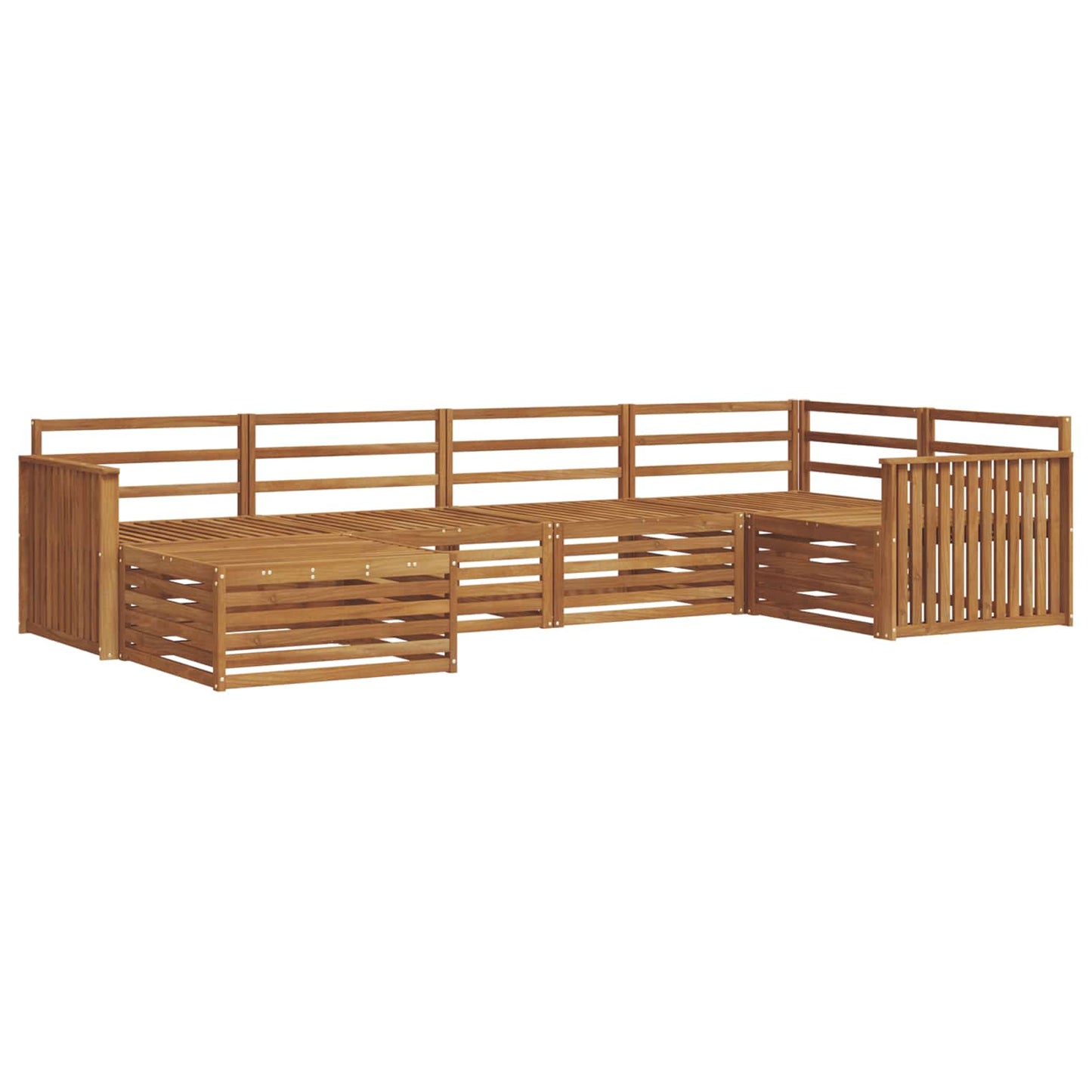 Set di divani da esterno 6 pcs Naturale | homemem39
