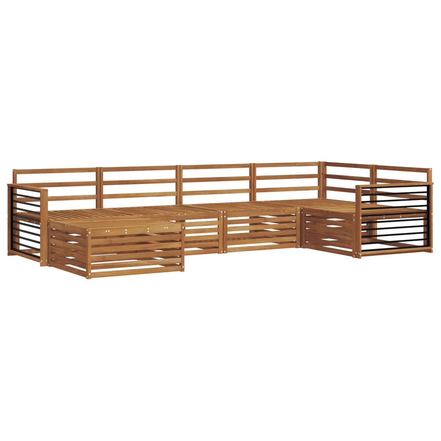 Set di divani da esterno 6 pcs Naturale | homemem39
