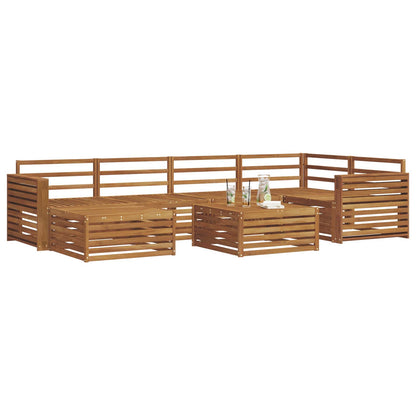 Set di divani da esterno 7 pcs Naturale | homemem39