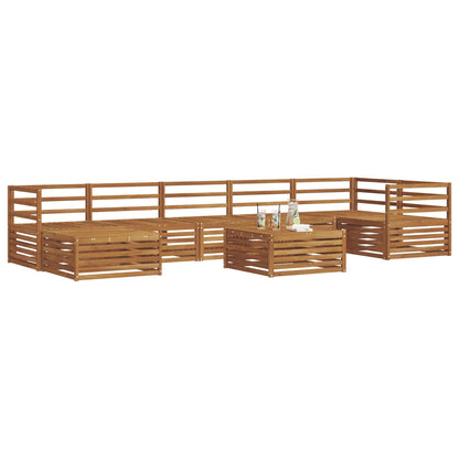 Set di divani da esterno 8 pcs Naturale