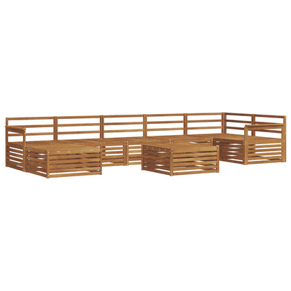 Set di divani da esterno 8 pcs Naturale | homemem39