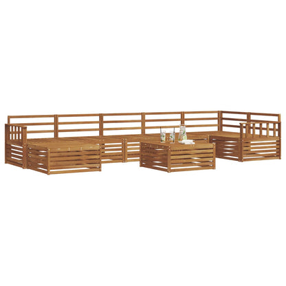 Set di divani da esterno 8 pcs Naturale