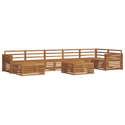 Set di divani da esterno 8 pcs Naturale | homemem39