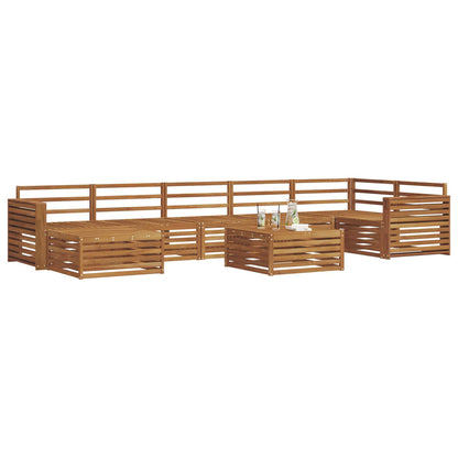 Set di divani da esterno 8 pcs Naturale | homemem39