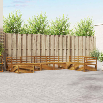 Set di divani da esterno 8 pcs Naturale