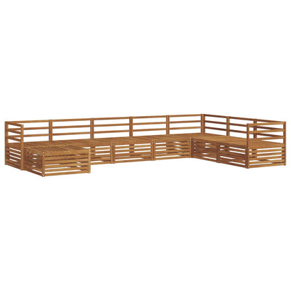 Set di divani da esterno 8 pcs Naturale | homemem39